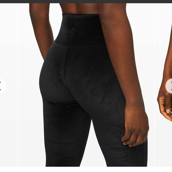 Lululemon wunder lounge hi rise tight 28inch, navy, size 4 - Picture 2 of 5